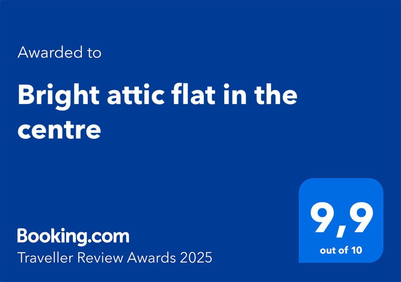 Bright Attic Flat In The Centre Apartment Riga Ngoại thất bức ảnh